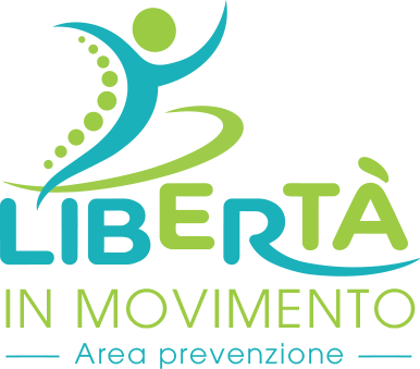 Libertà in movimento Logo grafico Libertà in movimento: in evidenza le lettere che compongono età. Età in movimento - area prevenzione.